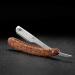 Stainless Steel Straight Razor with Spider Grain Handle | Men's Wet Shaving Tools for a Perfect Shave - Buy Online on GoSupps.com