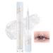 Erinde Liquid Glitter Eyeliner Liquid Metallic Eyeliner Pen Shimmer Glitzer Eyeshadow Liner Highly Pigmented & Waterproof Colored Eye Liner Pencil Korean Eye Highlight Makeup #07 Candy