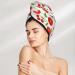 Fresh Red Tomato Microfiber Hair Towel - Super Absorbent Wrap for Long Curly & Thick Hair | Quick Dry Coral Velvet for Women - Buy Online on GoSupps.com