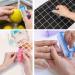 CHAOYUELYF 5 Pcs Handle Grip Nail Brush Plastic Handle Scrubbing Brush Portable Nail Cleaning Brush with Soft Bristles for Toes and Nails Men Women (M) - Buy Online on GoSupps.com