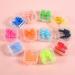 10pcs Silicone Ear Plugs - Noise Reduction & Waterproof Reusable Soundproof Earplugs in Blue | International Shipping Available - Buy Online on GoSupps.com