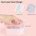 Nail Soak Off Bowl Set with Cuticle Peeler and Pusher - Manicure Tool for Gel Polish, Dip Powder Removal and Spa Cleaning - Buy Online on GoSupps.com