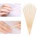 200 Rosewood Manicure Sticks | Professional Nail Care Tools | Orange Wood Nail Shaping Sticks - Buy Online on GoSupps.com