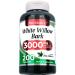 FITO MEDIC'S Lab - White willow bark capsules 3000 mg per serving- pure-white willow bark- 200 capsules - Ultra high Absorption.