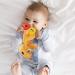 Teytoy 2 Pcs Crinkle Baby Toys with Teether | Newborn Teething Sensory Bib | Soft Snuggle Security Blanket for Unisex Babies 0-36 Months - Owl and Deer Design - Buy Online on GoSupps.com