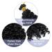 Affordable Afro Braid Hair Extensions | Realistic Water Wave Crochet Weaving Braids | 14 (35cm) Raven Black - 100g - Buy Online on GoSupps.com