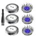 HQ56 Replacement Shaver Heads for Philips Norelco HQ3 HQ4 HQ55 HQ56 HQ6 3Pcs Replacement Shaver Head Compatible with HQ300 HQ442 HQ916 HS190 HQ6990 Electric Shavers etc.