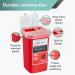 AdirMed Sharp Needle Disposal Container - 1 Quart - Ideal for Home, Clinic, Office, Barber Use - Buy Online on GoSupps.com