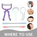 SUPVOX 5pcs Facial Hair Remover - Portable Manual Epilator | Stainless Steel Beauty Tool for Effortless Hair Removal - Buy Online on GoSupps.com