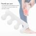 Toe Separators & Spacers - Transparent Silicone Orthosis for Overlapping Toes | 2 Sets for Women - Buy Online on GoSupps.com