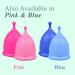 SHORDY Reusable Menstrual Cup Set of 2 (Large) - Soft Silicone Safe Heavy Flow Alternative Eco-Friendly Feminine Hygiene Solution (Green) - Buy Online on GoSupps.com
