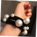 FRCOLOR Pearl Hair Ties wedding hair tie ponytail ponytail ties ponytail holders bead hair tie hair rope ponytail hair ponytail for women Hair Accessories towel pearl Pearl Hair Tie - Buy Online on GoSupps.com