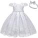 Myrisam Flower Girls Lace Tutu Dress for Baptism and Parties - 4-5 Years White - Buy Online on GoSupps.com