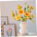 DECHOUS Simulated Sunflower Faux Sunflower Arrangement Sunflower Decor Realistic Sunflower Artifical Flower Arrangement Delicate Sunflower Bouquets Silk Flower Single Flower Yellow Flower - Buy Online on GoSupps.com