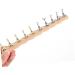 Ipetboom 1 Set Nail Art Base Metal Display Stand Nail Practice Holder Nail Stands for Press on Nail Art Supplies Beauty Nail Holders Practice Nail Racks Japanese-style Clay Wooden - Buy Online on GoSupps.com