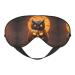 Owl Pumpkin Happy Halloween 1 Print Ultra-Soft Light-Blocking Eye Mask for Optimal Comfort and Restful Sleep