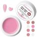 CODOMOR Solid Sculpture Gel Nail Extension Non-Sticky Hand Nail Carving Gel Solid Builder Gel Solid Nail Sculpture Building Gel Nail Charms Gel Nail Art Modeling Gel 15ml (Pink)