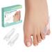 Welnove Tailor's Bunion Corrector Pads - 8 Pack Pinky Toe Protector Bunion Cushion with Separator for Women Men Gel Bunion Shield for Foot Pain Relief(Shield Spacers) Clear Shield Spacers