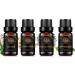 Aromatherapy Chamomile Essential Oil Set for Air Freshener 100% Pure Vetiver Essential Oils for Diffuser 100% Pure Peppermint Oils Set 4x10ml Aromatherapy Eucalyptus Oils Set for Humidifier - Buy Online on GoSupps.com