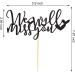Arthsdite We Will Miss You Cake Topper Farewell Cake Decoration for Job Change Farewell Retirement Graduation Party Cake Decoration Supplies - Black Glitter - Buy Online on GoSupps.com