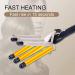 Lockenstab 5 Barrels Waves Curler - 25mm Tourmaline Ceramic Hair Styler with Digital Temp Display for Long/Short Hair - Buy Online on GoSupps.com