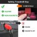 Universal Treadmill Safety Key for Proform, Weslo, Reebok, Epic, Golds Gym, Freemotion, and Healthrider - Upgrade Plastic - Buy Online on GoSupps.com