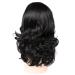 Lady Miranda 16 Loose Wave Lace Part Wig - Black Synthetic Heat Resistant Full Wig for Women - Buy Online on GoSupps.com