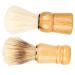 Minkissy 2st Bartbrush hairdresser hair hairdresser dust brush male care existing roof hair shaving brush men shaving brushes raps shaving brushes hairdressing tools travel neck nylon wool