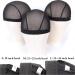6 Pcs Small Mesh Dome Wig Caps in Black - Stretch Breathable Spandex Wig Cap for Wig Making - Buy Online on GoSupps.com