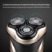 Premium Men's Electric Head Shaver - LED Display Washable USB Fast Charging - Portable Gold Shaver for Home & Travel - Buy Online on GoSupps.com