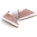 Baby Sneakers - PU Leather Anti-Slip First Walking Shoes for Boys & Girls 0-18 Months with Socks - Pink (0-6 Months) - Buy Online on GoSupps.com