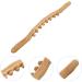 Operitacx Holz-Gua-Sha Massage Tools | Wooden Scratch Rod & 8 Pearl Body Massage Device - Buy Online on GoSupps.com