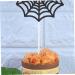 SAFIGLE 12pcs Valentine Cake Topper Black Decor Black Trim Spider Web Cake Picks Halloween Cake Picks Crab Halloween Cupcake Picks Cake Ornament Cup Birthday Party Supplies - Buy Online on GoSupps.com