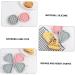 Zerodeko 9 Pcs Mold Silicone Baking Pad Silicone Pans for Baking Silicone Waffle Mould Silicone Muffin Pan Square Baking Dish Fondant Cookie Cake Jelly Chocolate Silica Gel Round 12X11X1.6CMx3pcs Random Colorx3pcs - Buy Online on GoSupps.com