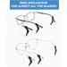 10 Pairs Anti-Slip Glasses Ear Grips - Soft Silicone Holders for Secure Fit | Black Masking Bracket for Eyewear - Buy Online on GoSupps.com