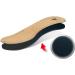 KAPS PECARI Carbon Shoe Insoles - Vegetable Tanned Sheepskin Leather, Activated Carbon Charcoal - 45 EUR/US 12 Men - Buy Online on GoSupps.com