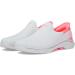 Skechers Women's GO Walk 7 - White Fabric with Neon Pink Trim - Size 39.5 EU - International Shipping Available - Buy Online on GoSupps.com