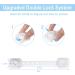 REDTRON Adjustable Child Safety Locks 6Pcak Baby Proofing Cabinet Locks Upgraded Adhesive Double Lock System Locks for Cabinets Drawer Closet Fridge Refrigerator Trash(White) 042 White - Buy Online on GoSupps.com