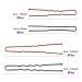 SWPEET 220-Piece U-Shaped Hair Needle Set for Kids & Girls - 5cm & 6cm Shaft Shape Hair Clips with Storage Box - Brown & Black - Buy Online on GoSupps.com