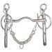 Harry's Horse Liverpool curb bit tongue bar 2 keyholes 15mm size:12.5