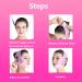 V-Shaped Face Mask Double Chin Reducer | Anti-Wrinkle Face Lifting Belt (Pink Purple) - Buy Online on GoSupps.com