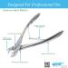 Toenail Clippers by YNR Instruments England Podiatry Tool German Forged Cantilever Head Cutter Nail Nippers to Cut Thick Toe Nails - Hospital Grade - 13cm - Spring - Buy Online on GoSupps.com