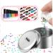 Manicure Container Liquid Powder Cup Crystal Tools Dispensing Container With Lid for Women nail liquid dish - Buy Online on GoSupps.com