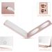 LED Foldable Travel Makeup Mirror - 5x7 inches, 3 Color Light Modes, USB Rechargeable - Rose Gold - Buy Online on GoSupps.com