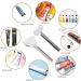 8-Piece Metal Toothpaste Squeezer Set | Stainless Steel Tube Squeezer | Bathroom Essential for Easy Toothpaste Use - Buy Online on GoSupps.com