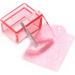 Shop Pink Nail Art Stickers for Women - Easy Clean Square Stamp Party Decor & Manicure Plate - Buy Online on GoSupps.com