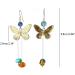 Feylie Elegant Yellow Butterfly Pendant Earrings | Stylish Acrylic Dangle Earrings for Women & Girls - Buy Online on GoSupps.com
