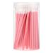 200 Pcs Bucket Lip Brush Makeup Brush Lipstick Makeup Beauty Tools Makeup Accessories Lip Gloss Applicator Makeup Lip Brush Makeup Tool Lip Gloss Brush Makeup Supplies 10x5.3cmx2pcs Pinkx2pcs