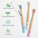 Y-Key Bamboo Toothbrush Set - V-Shaped Eco-Friendly Soft Bristles (3 Pieces) - Orthodontic Care & Sustainable Oral Hygiene - Buy Online on GoSupps.com