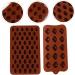 Cabilock 2pcs Chocolate Mold Mini Silicone Sphere Chocolate Candy Making Molds Silicone Molds for Baking Silicone Ice Cube Trays Non-Stick Chocolate Baking Mold Jelly 3D Chocolate Candies 18.5X11CM Light Brown 1 - Buy Online on GoSupps.com